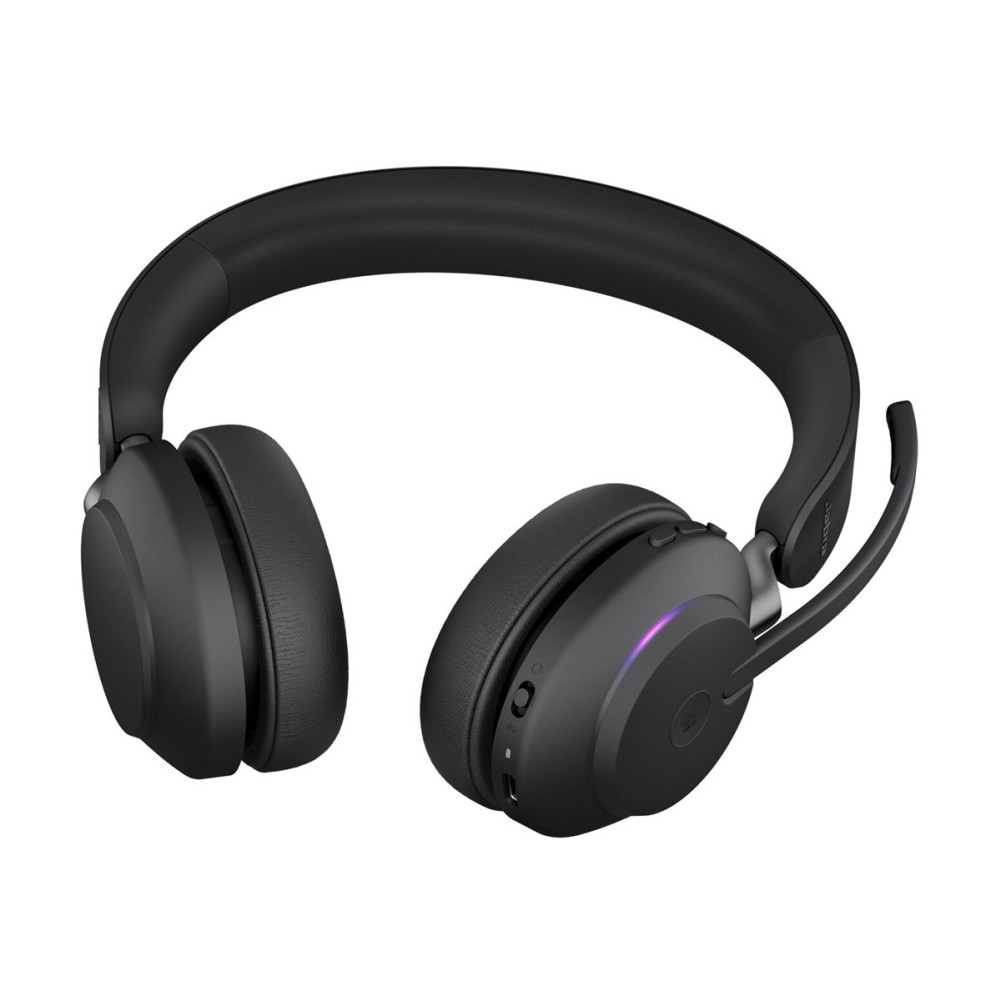 Produktbild för Jabra Evolve2 65 MS Stereo - headset - USB-C - med laddningsställ