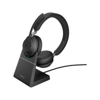 Produktbild för Jabra Evolve2 65 MS Stereo - headset - USB-C - med laddningsställ