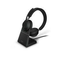 Produktbild för Jabra Evolve2 65 MS Stereo - headset - USB-C - med laddningsställ