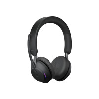 Produktbild för Jabra Evolve2 65 MS Stereo - headset - USB-C - med laddningsställ