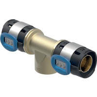 Produktbild för Geberit FlowFit T-stycke med invändig gänga CuSn4Zn2PS, d=40...