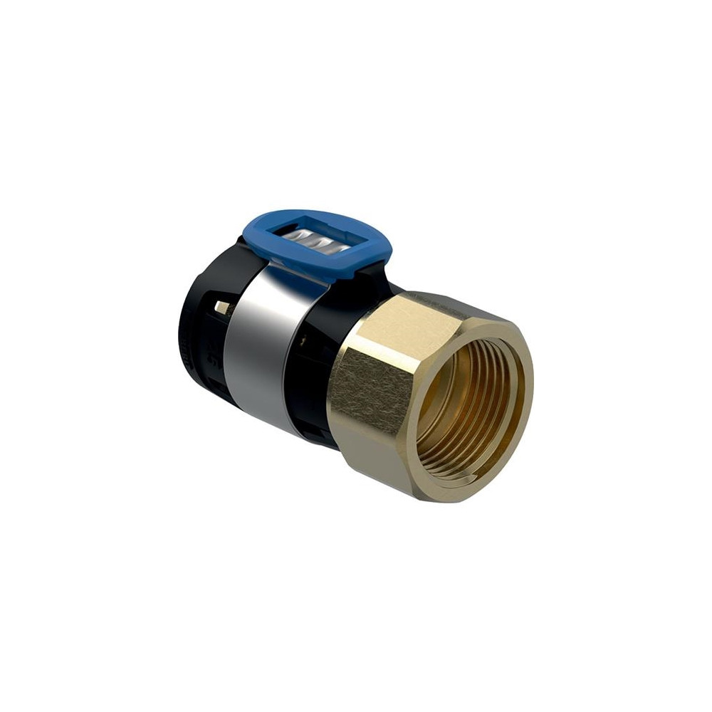 Produktbild för Geberit FlowFit övergång med invändig gänga CuZn21Si3P, Ø32m...