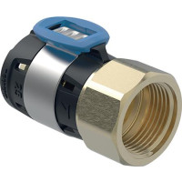 Produktbild för Geberit FlowFit övergång med invändig gänga CuZn21Si3P, Ø32m...