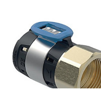 Produktbild för Geberit FlowFit övergång med invändig gänga CuZn21Si3P, Ø32m...