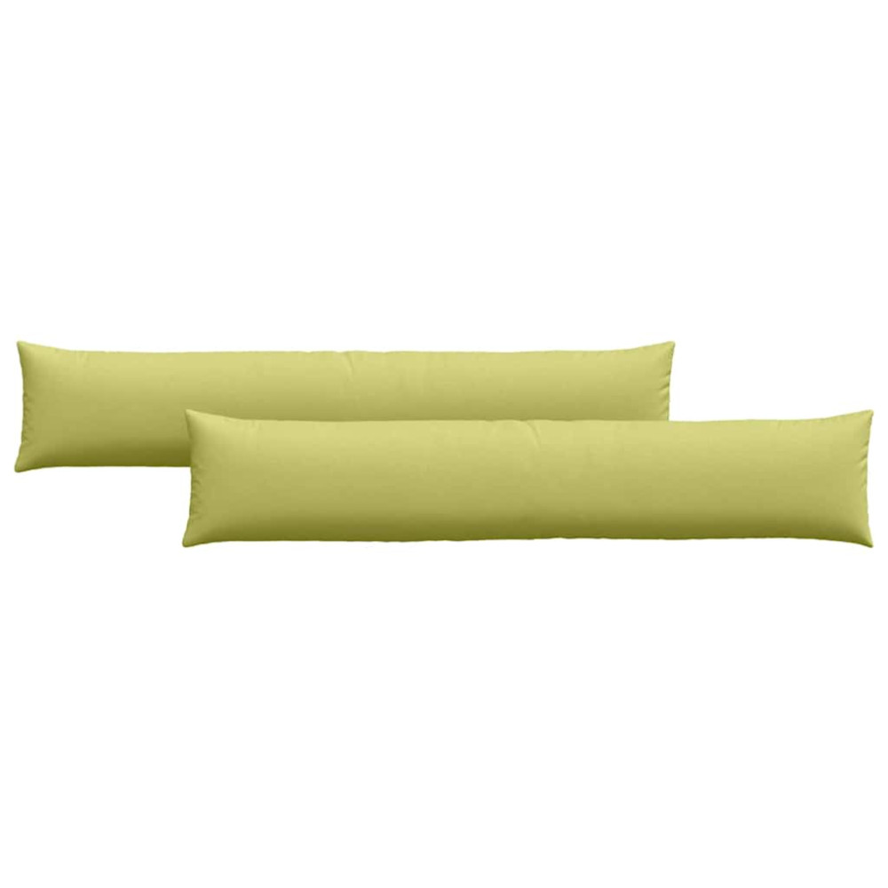 Produktbild för Sofakuddar 2 pcs Ljusgrön 200 x 40 cm tyg