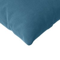 Produktbild för Sofakuddar 2 pcs Blå 200 x 40 cm Kordread tyg