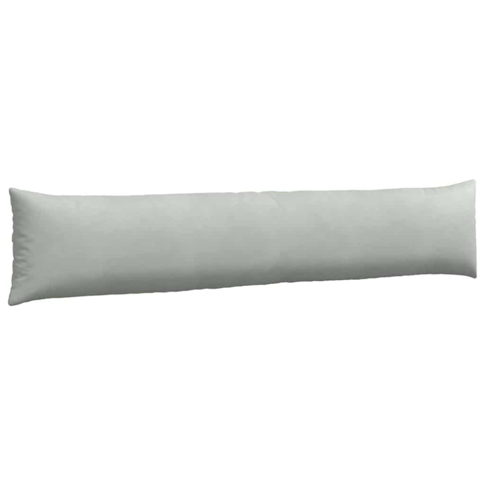 Produktbild för Sofakuddar 2 pcs Ljusgrå 200 x 40 cm Kordread tyg