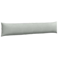 Produktbild för Sofakuddar 2 pcs Ljusgrå 200 x 40 cm Kordread tyg
