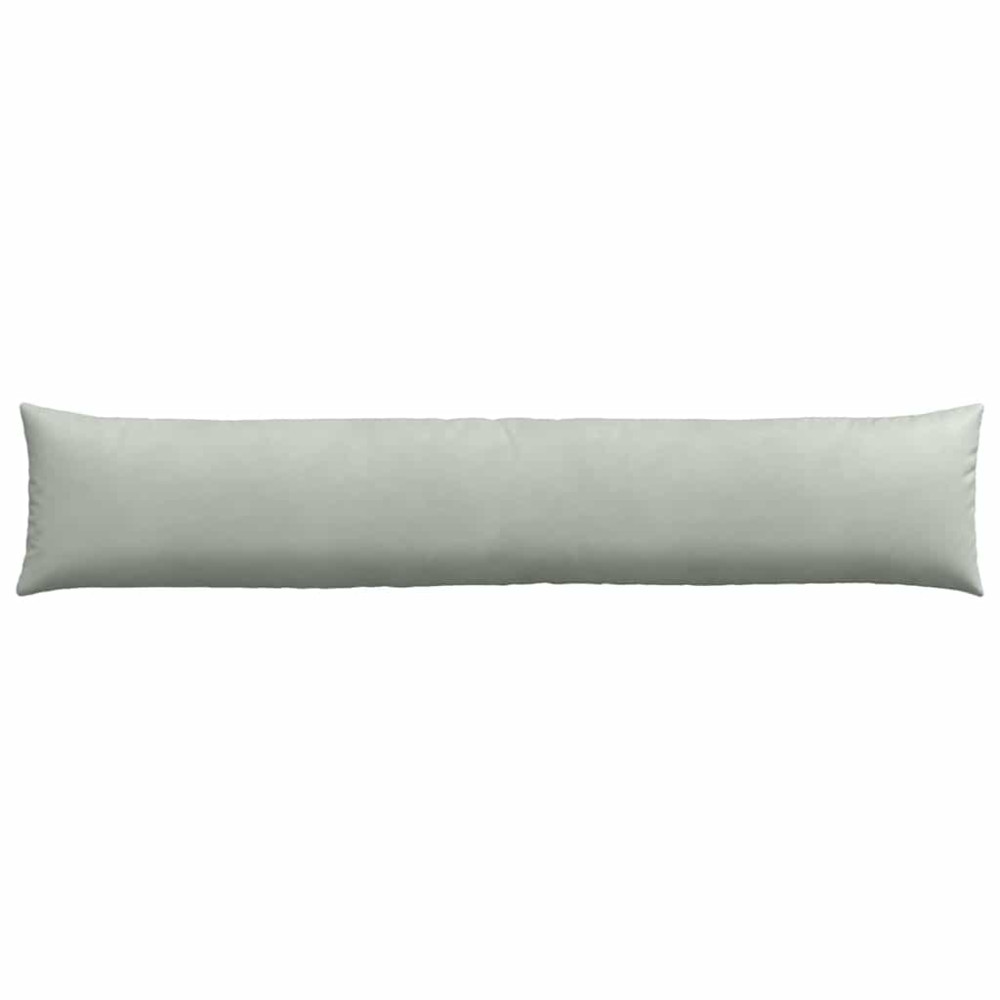 Produktbild för Sofakuddar 2 pcs Ljusgrå 200 x 40 cm Kordread tyg