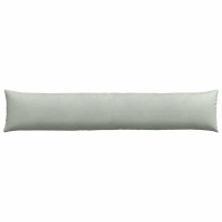 Produktbild för Sofakuddar 2 pcs Ljusgrå 200 x 40 cm Kordread tyg