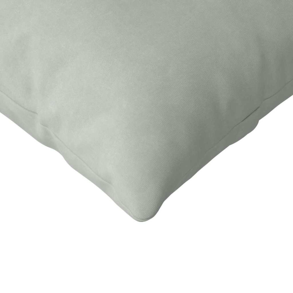Produktbild för Sofakuddar 2 pcs Ljusgrå 200 x 40 cm Kordread tyg