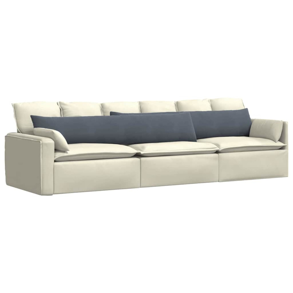 Produktbild för Sofakuddar 2 pcs Mörkgrå 200 x 40 cm Kordread tyg