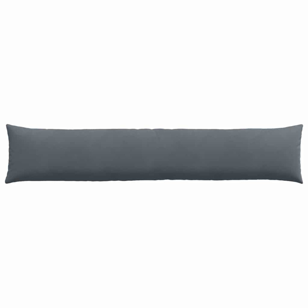 Produktbild för Sofakuddar 2 pcs Mörkgrå 200 x 40 cm Kordread tyg