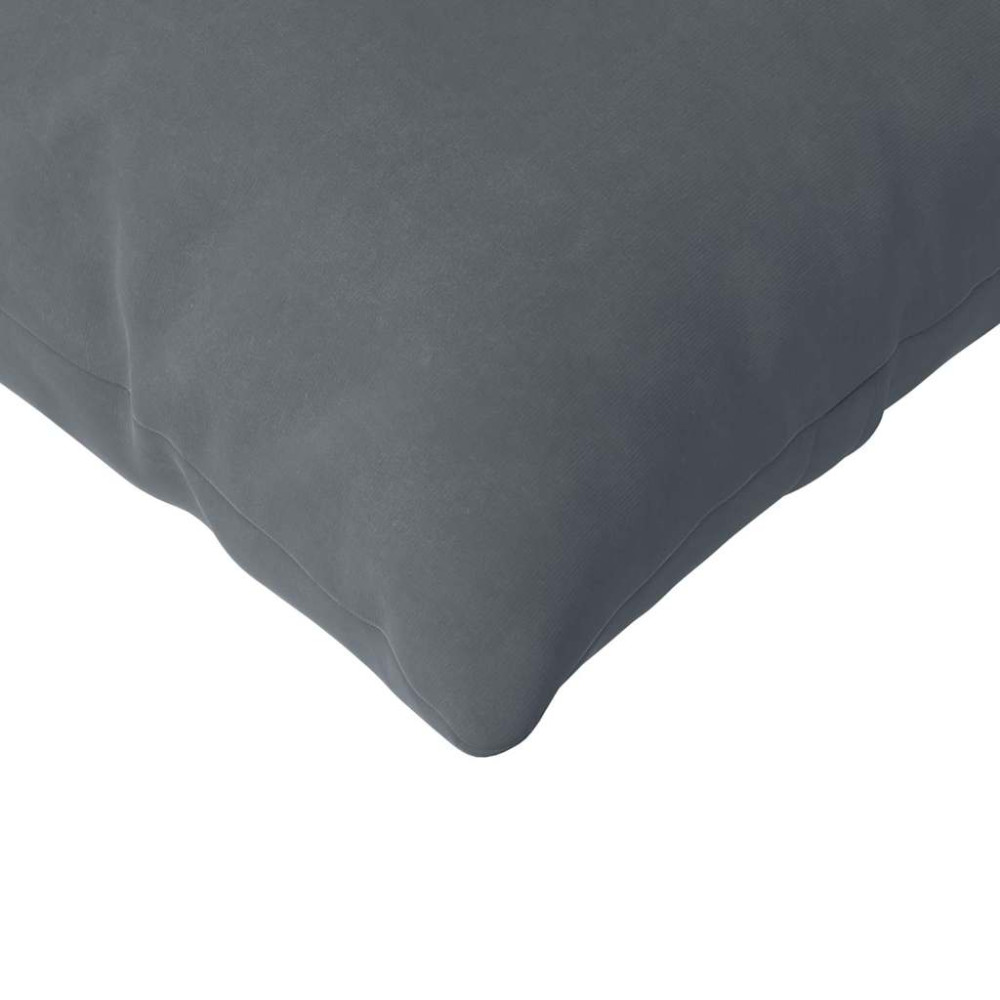 Produktbild för Sofakuddar 2 pcs Mörkgrå 200 x 40 cm Kordread tyg