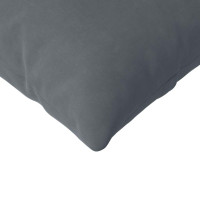 Produktbild för Sofakuddar 2 pcs Mörkgrå 200 x 40 cm Kordread tyg