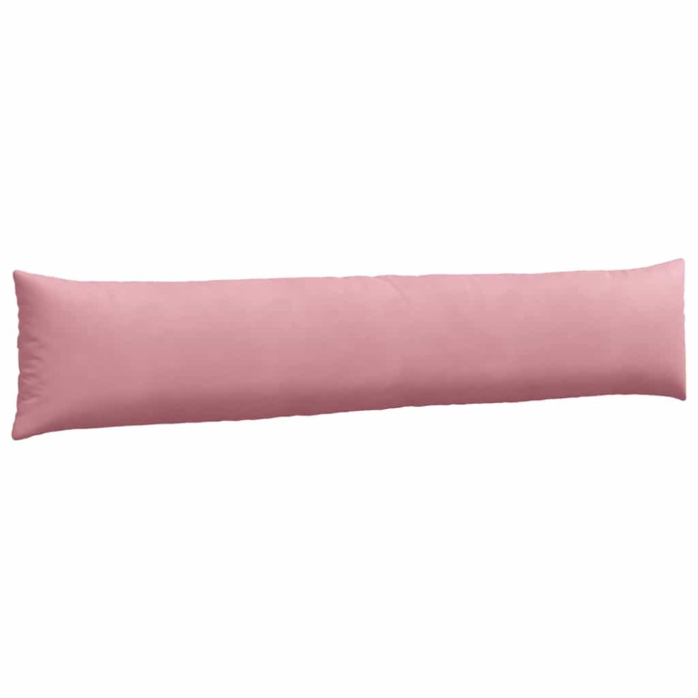 Produktbild för Sofakuddar 2 pcs Rosa 200 x 40 cm Kordread tyg