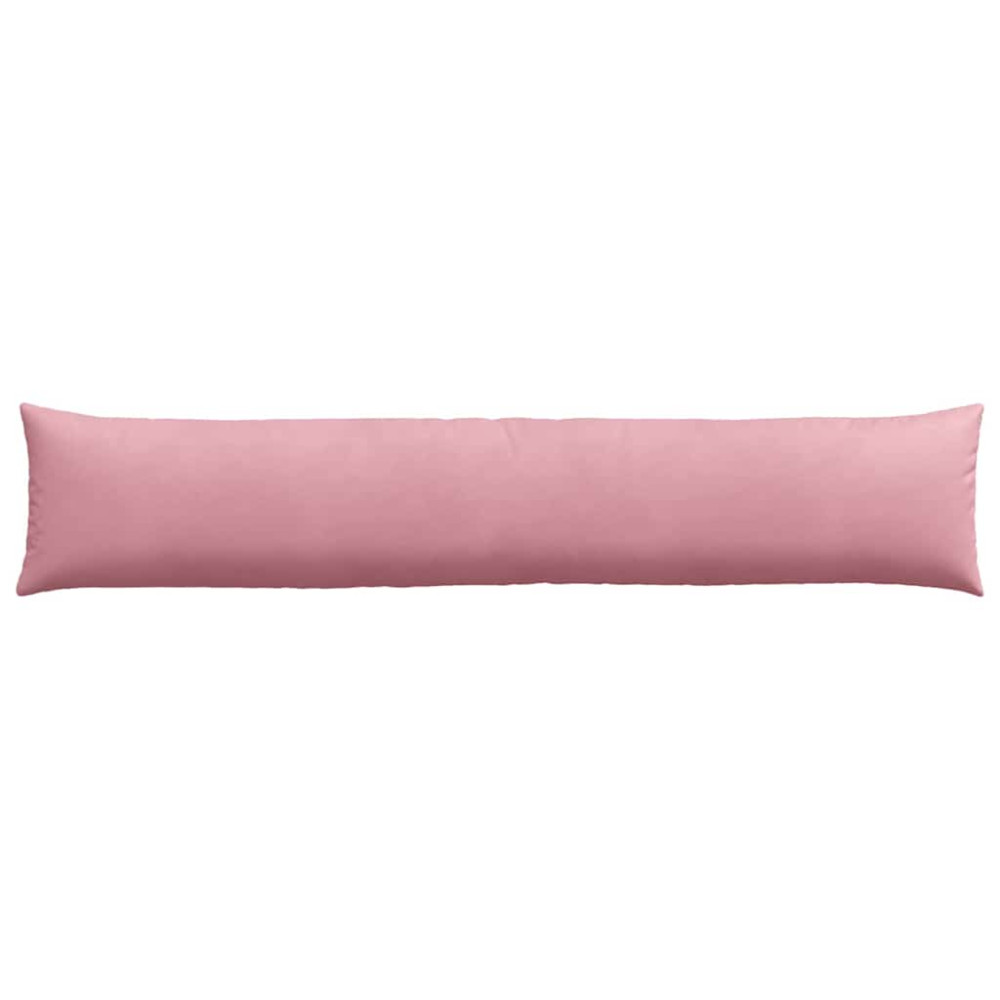 Produktbild för Sofakuddar 2 pcs Rosa 200 x 40 cm Kordread tyg