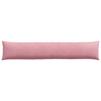 Produktbild för Sofakuddar 2 pcs Rosa 200 x 40 cm Kordread tyg