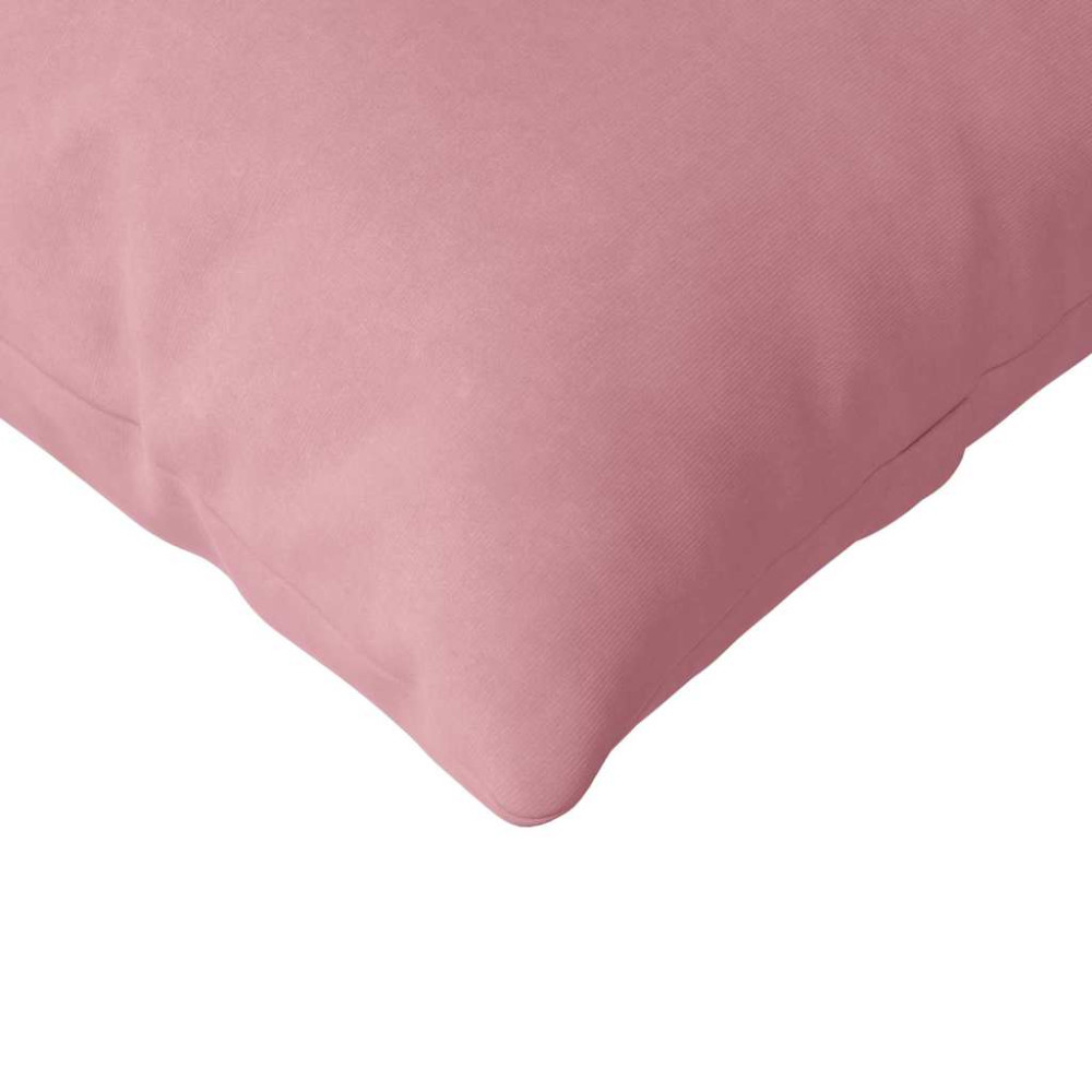 Produktbild för Sofakuddar 2 pcs Rosa 200 x 40 cm Kordread tyg