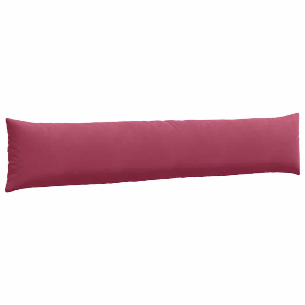 Produktbild för Sofakuddar 2 pcs Vinröd 200 x 40 cm Kordread tyg