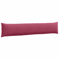 Produktbild för Sofakuddar 2 pcs Vinröd 200 x 40 cm Kordread tyg