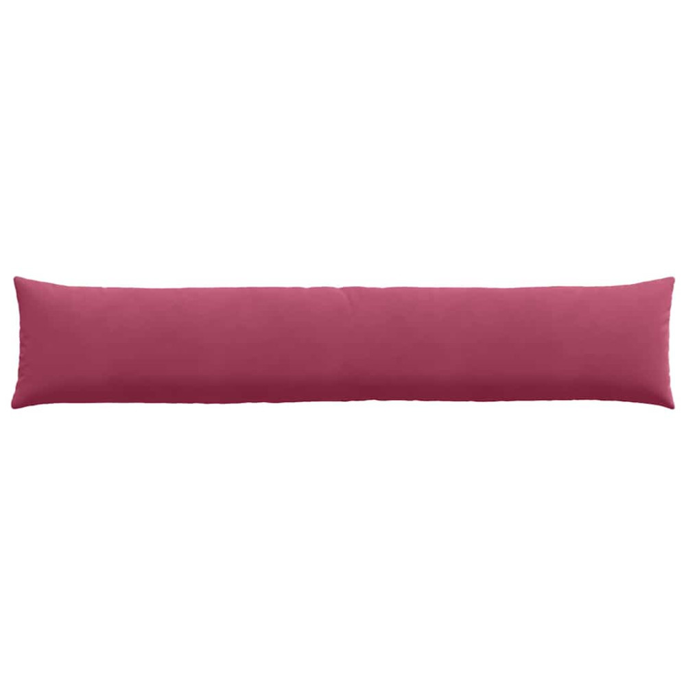 Produktbild för Sofakuddar 2 pcs Vinröd 200 x 40 cm Kordread tyg