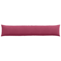Produktbild för Sofakuddar 2 pcs Vinröd 200 x 40 cm Kordread tyg