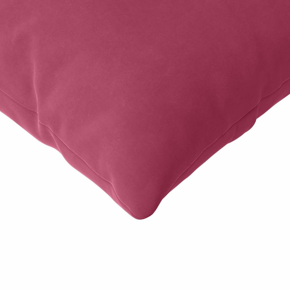 Produktbild för Sofakuddar 2 pcs Vinröd 200 x 40 cm Kordread tyg