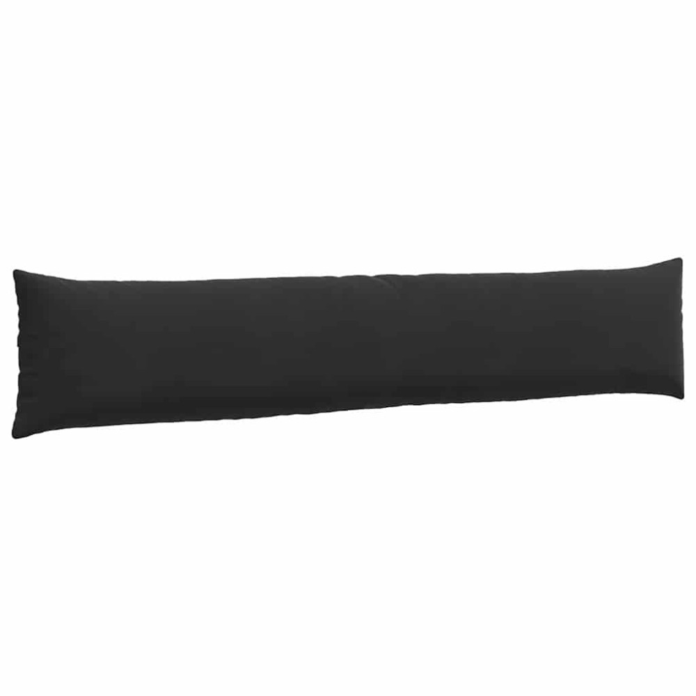 Produktbild för Sofakuddar 2 pcs Svart 200 x 40 cm Kordread tyg