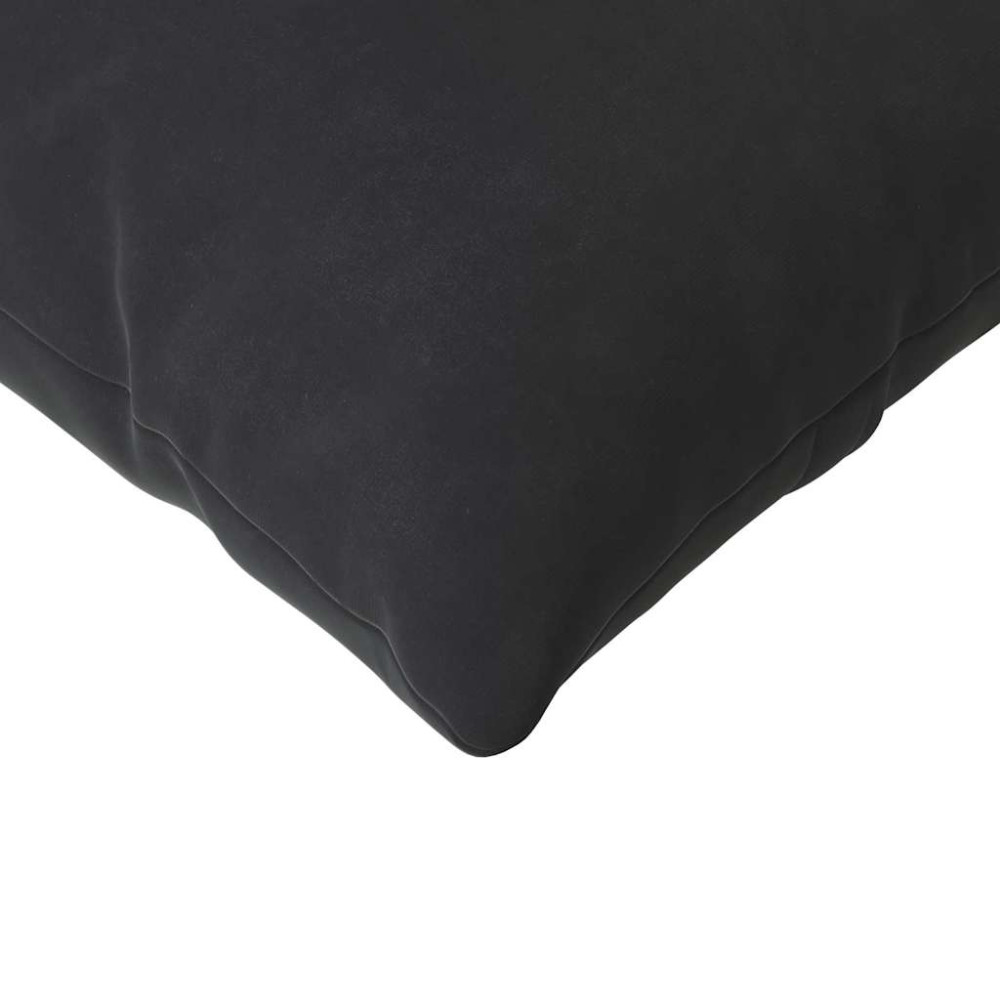 Produktbild för Sofakuddar 2 pcs Svart 200 x 40 cm Kordread tyg