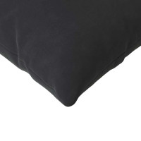Produktbild för Sofakuddar 2 pcs Svart 200 x 40 cm Kordread tyg