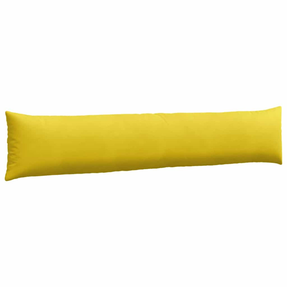 Produktbild för Sofakuddar 2 pcs Gul 200 x 40 cm Kordread tyg