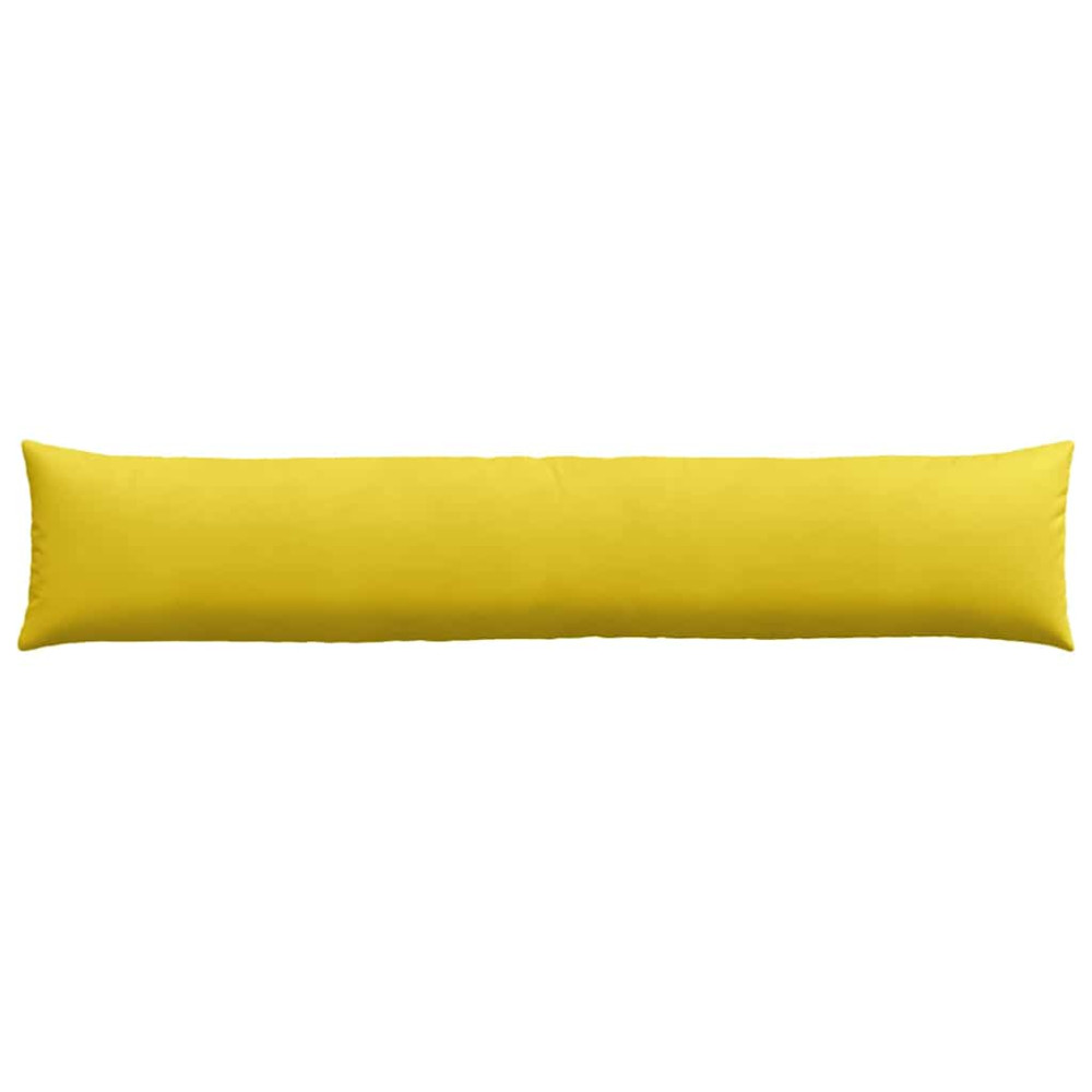 Produktbild för Sofakuddar 2 pcs Gul 200 x 40 cm Kordread tyg