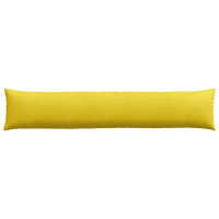 Produktbild för Sofakuddar 2 pcs Gul 200 x 40 cm Kordread tyg