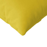 Produktbild för Sofakuddar 2 pcs Gul 200 x 40 cm Kordread tyg