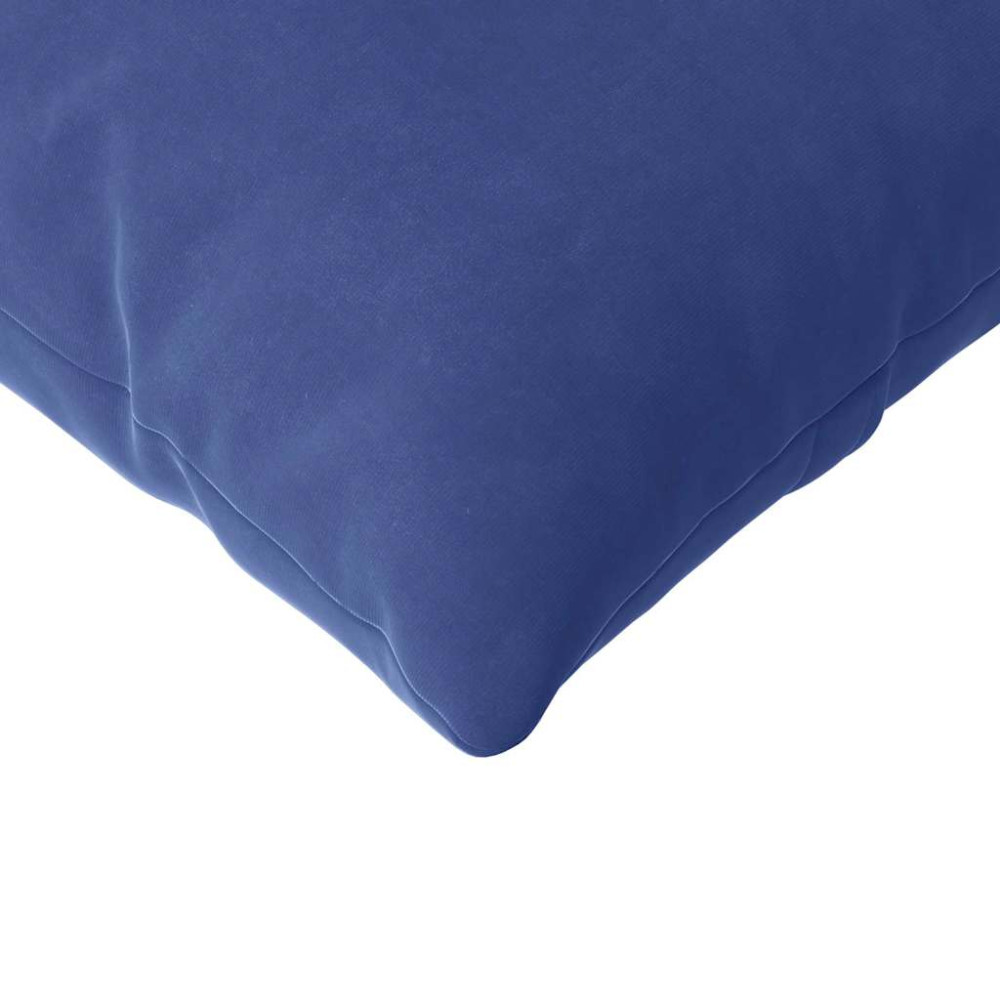 Produktbild för Sofakuddar 2 pcs Polisblå 200 x 40 cm Kordread tyg