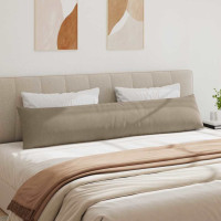 Produktbild för Sofakuddar 2 pcs Taupe 200 x 40 cm tyg