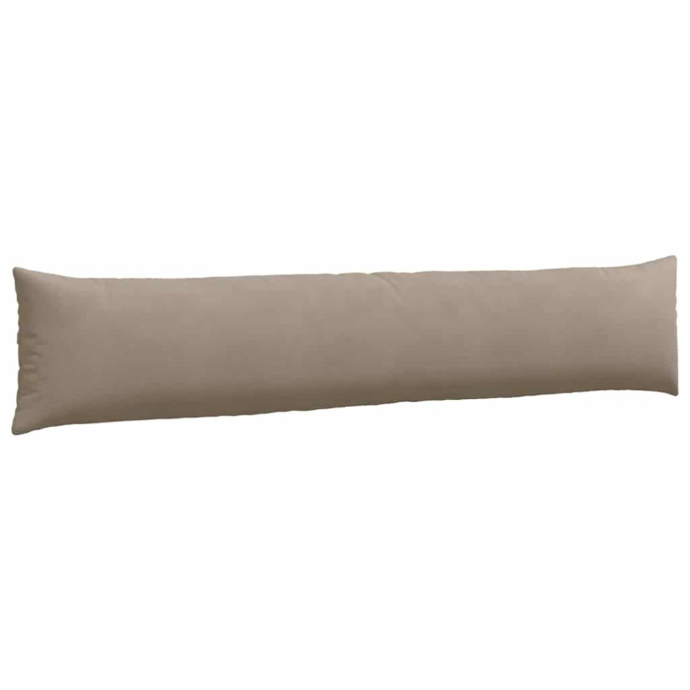 Produktbild för Sofakuddar 2 pcs Taupe 200 x 40 cm tyg