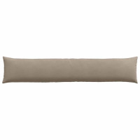 Produktbild för Sofakuddar 2 pcs Taupe 200 x 40 cm tyg