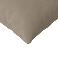 Produktbild för Sofakuddar 2 pcs Taupe 200 x 40 cm tyg