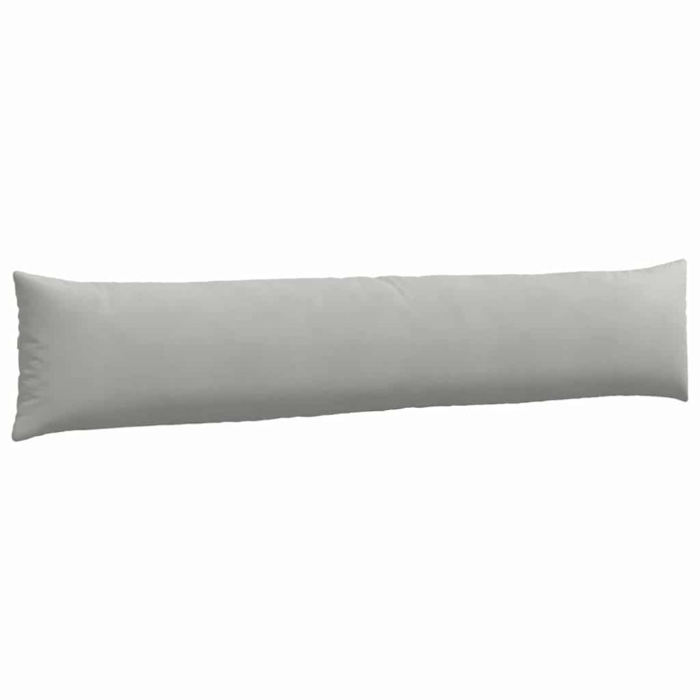 Produktbild för Sofakuddar 2 pcs Ljusgrå 200 x 40 cm tyg