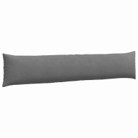 Produktbild för Sofakuddar 2 pcs Mörkgrå 200 x 40 cm tyg