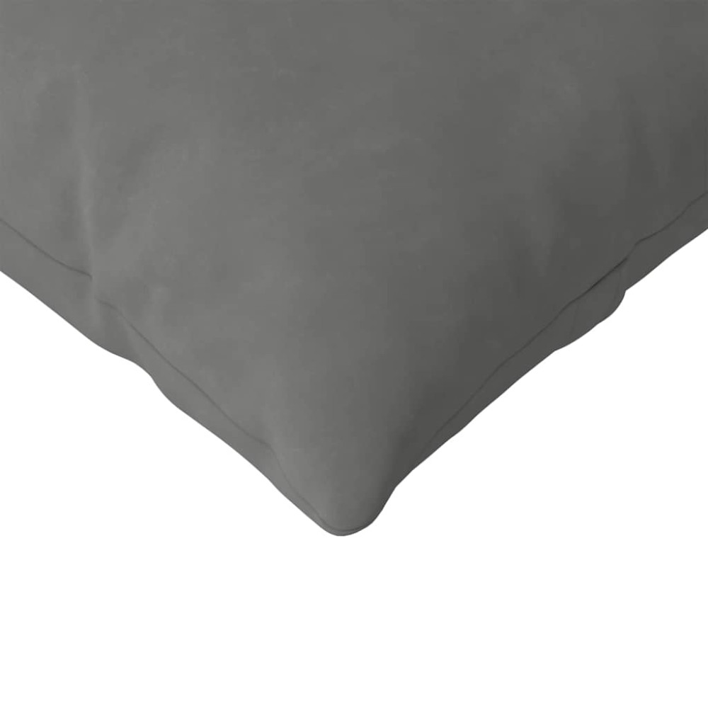 Produktbild för Sofakuddar 2 pcs Mörkgrå 200 x 40 cm tyg