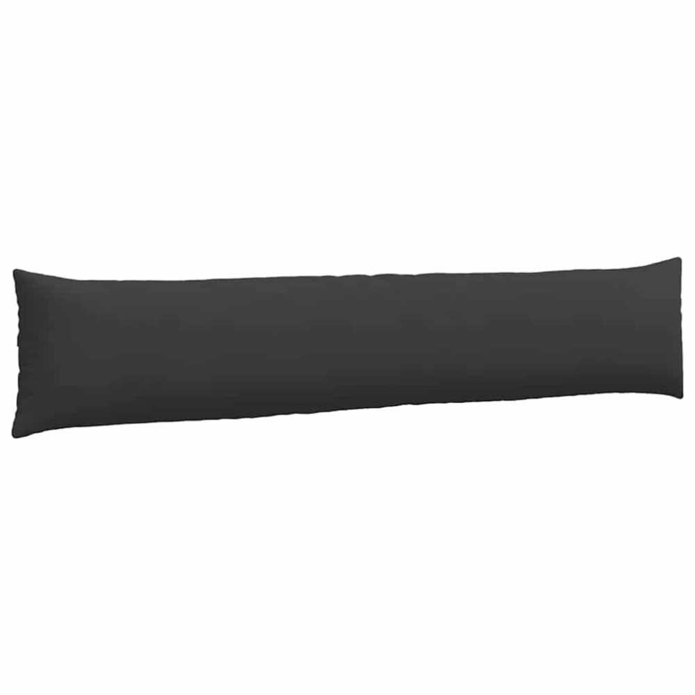 Produktbild för Sofakuddar 2 pcs Svart 200 x 40 cm tyg