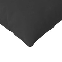 Produktbild för Sofakuddar 2 pcs Svart 200 x 40 cm tyg