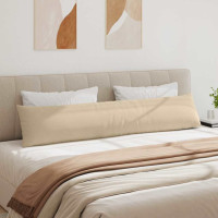 Produktbild för Sofakuddar 2 pcs Kräm 200 x 40 cm tyg