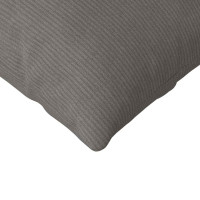 Produktbild för Sofakuddar 2 pcs Ljusgrå 200 x 40 cm Kordread tyg