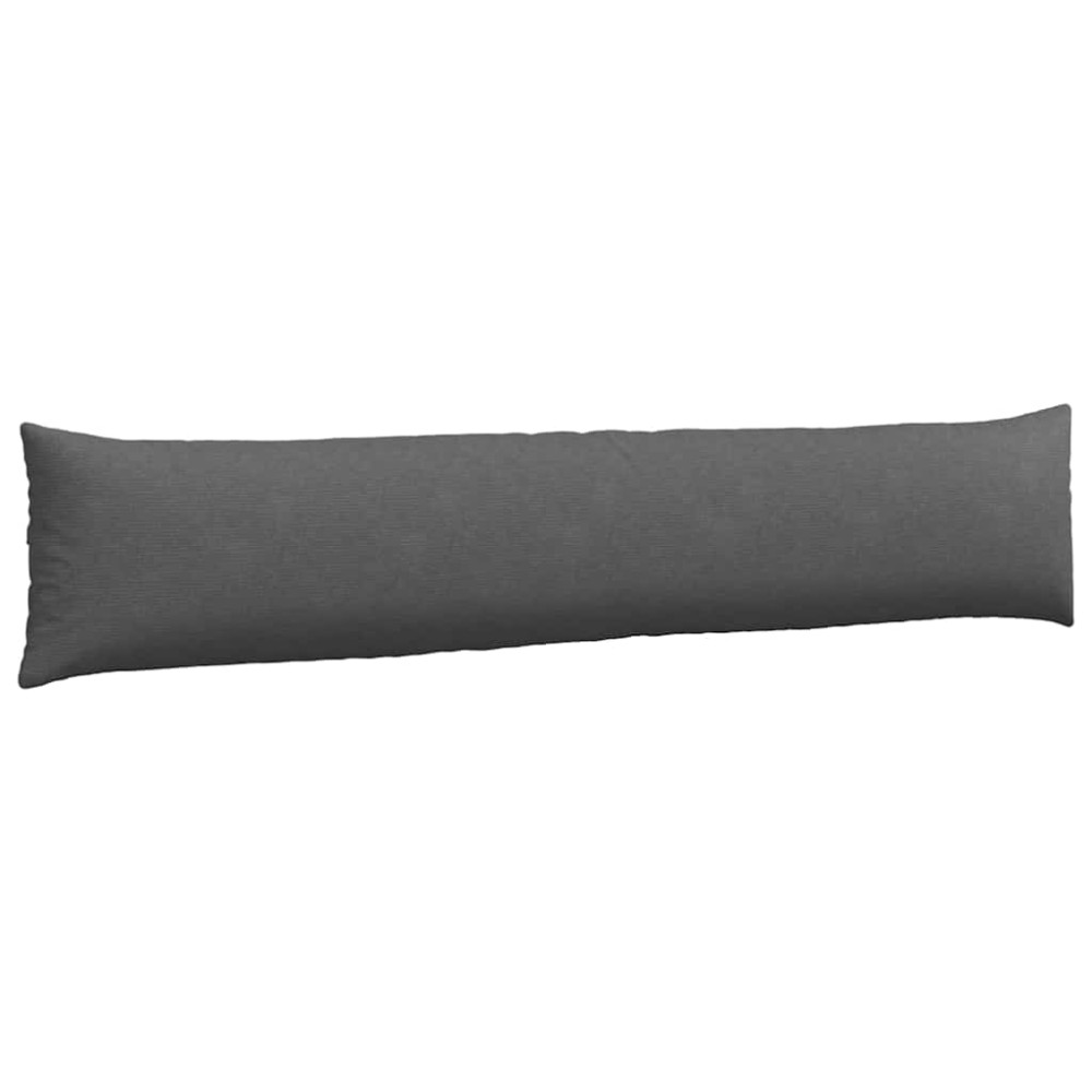 Produktbild för Sofakuddar 2 pcs Mörkgrå 200 x 40 cm Kordread tyg