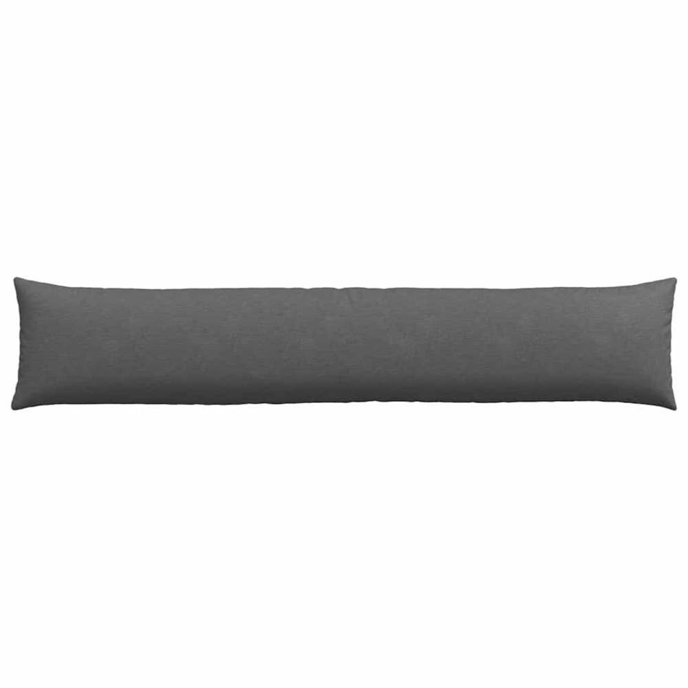 Produktbild för Sofakuddar 2 pcs Mörkgrå 200 x 40 cm Kordread tyg