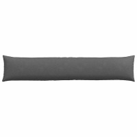 Produktbild för Sofakuddar 2 pcs Mörkgrå 200 x 40 cm Kordread tyg